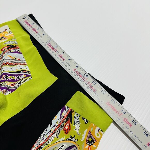 ETRO Women 40 US 4 Maxi Faux Wrap Skirt Multi Color Art Paisley Silk NWT $2,150 - Picture 6 of 6